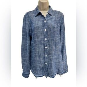 Fifteen Twenty button down chambray long sleeve shirt